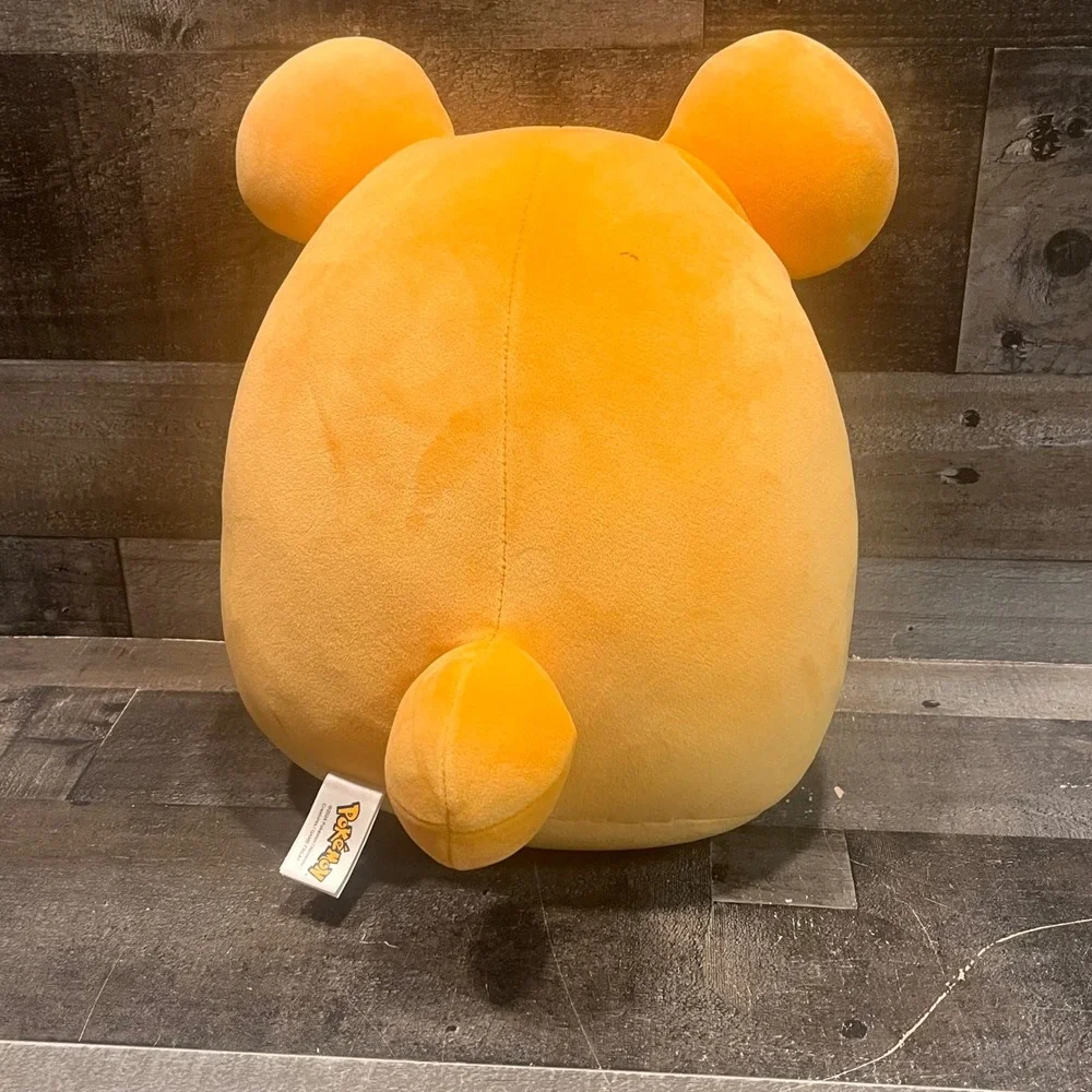 Squishmallows Pokemon Teddiursa Plush 12 Inch Orange Stuffed Animal Jazwares